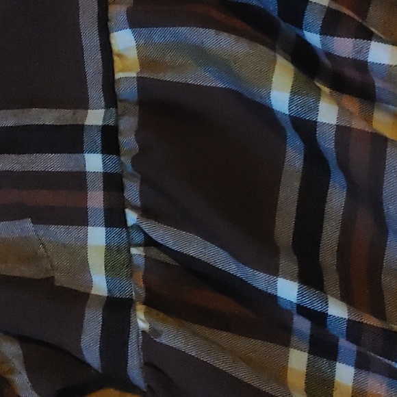 3/$40 Paisley Sky Plaid Shirt Sz XL - Picture 4 of 6